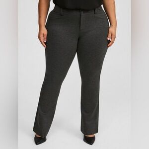 Trouser Bootcut Ponte Pant; 18W Short